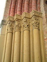 Gaillac, Abbatiale St-Michel, Portail neo-roman (2)
